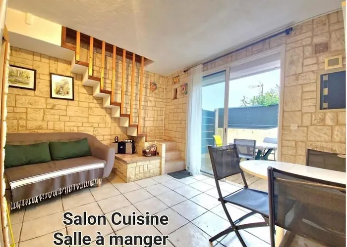 Jolie Maison 5 Personnes, Clim, 100m De La Plage, Secteur Lydia Grande 度假居